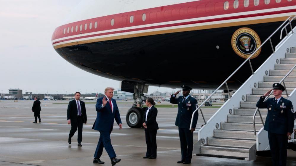 Trump Reveals Secret Plane Switch After NATO Summit Amid Iranian Threat