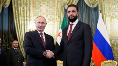 Historic Meeting: Syria's New Leader Engages with Putin Post-Assad Era