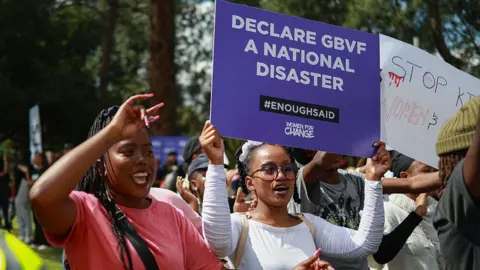 South African Women Unite in Purple Protests Against Gender Violence