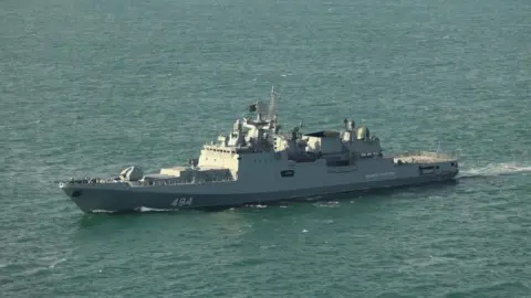 Russian Frigate Fires Warning Shots Near UK Yacht; No Damage Reported