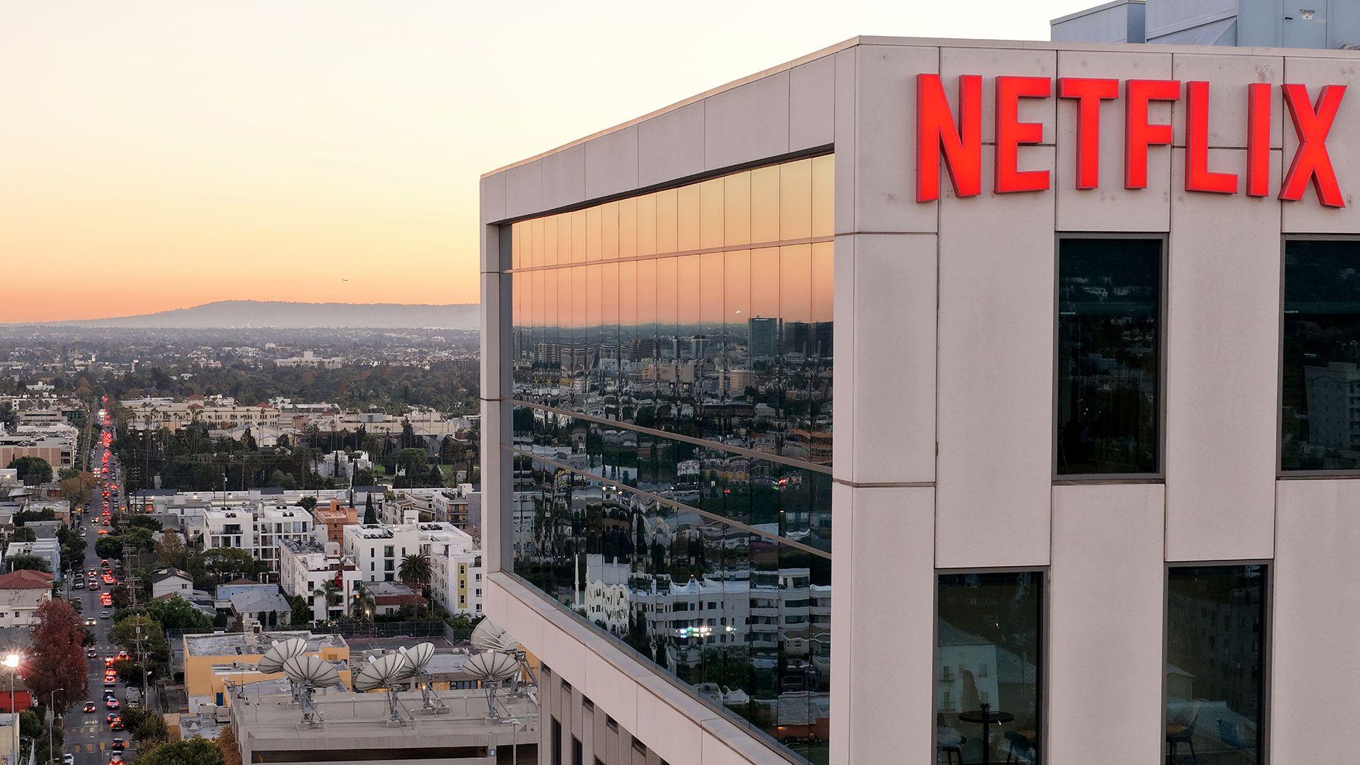 Netflix studios building in Los Angeles