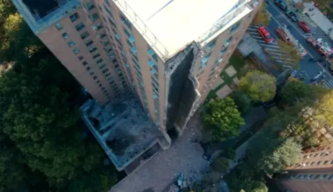 Explosion Shakes Bronx: Partial Collapse of NYC Building Leaves No Injuries
