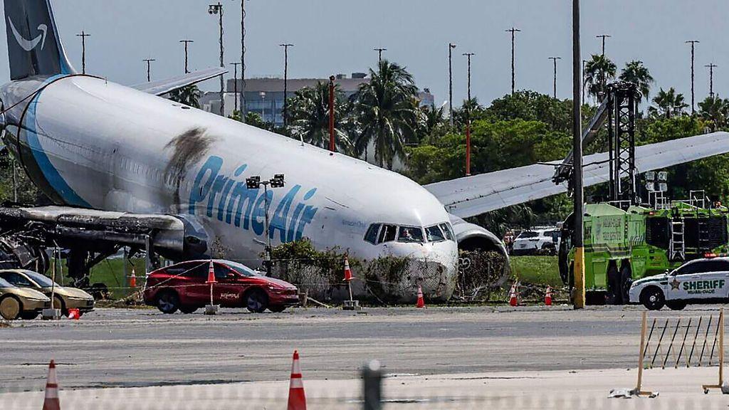 Amazon Cargo Flight Overshoots Miami Runway After Pilot Warns of Excessive Speed