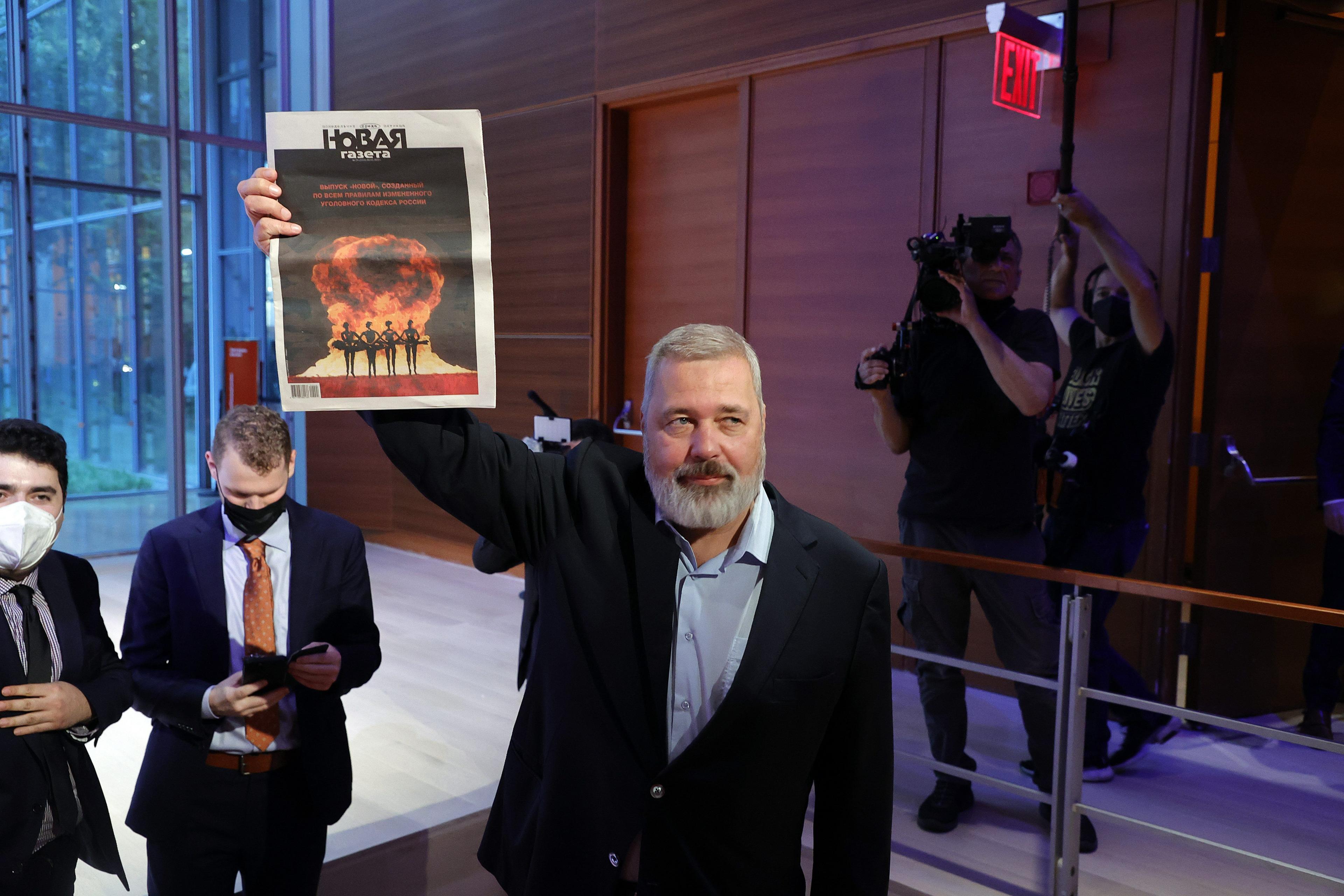 Fighting for Freedom: Nobel Laureate Dmitry Muratov Declares Putin’s “Victory” a Myth