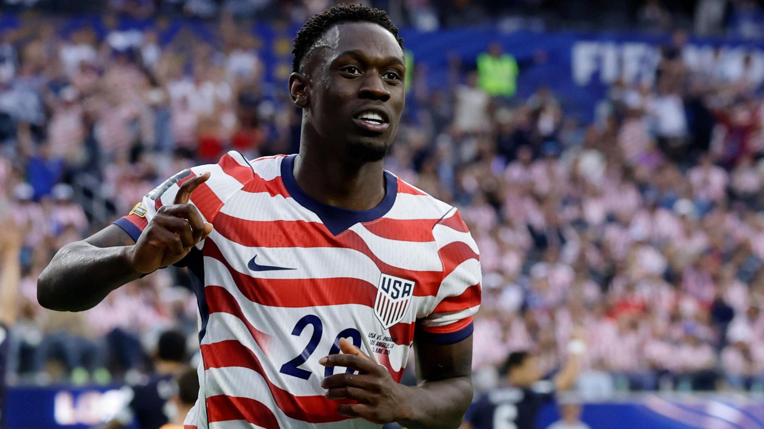 Trump Confirms He Asked FIFA to Review Folarin Balogun's Ban