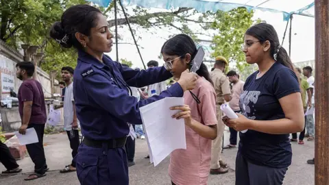 India’s Medical Exam Sees Extreme Security After Paper Leak Allegations