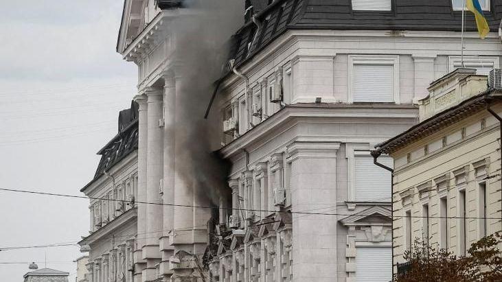 Russian Drone Hits Ukrainian Security HQ in Kyiv: Zelensky Calls for Retaliation