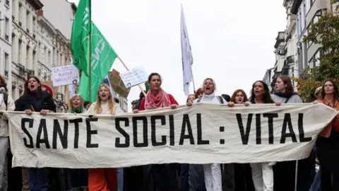 Massive National Strike Disrupts Belgium Amid Austerity Protests