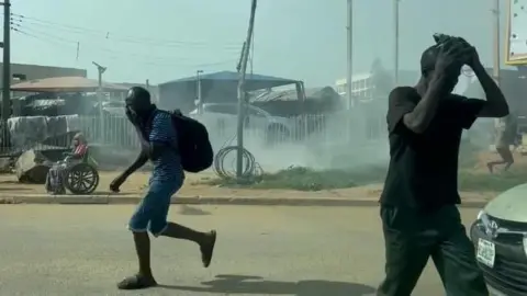 Protests Erupt in Nigeria as Tear Gas is Fired Over separatist Leader's Detention