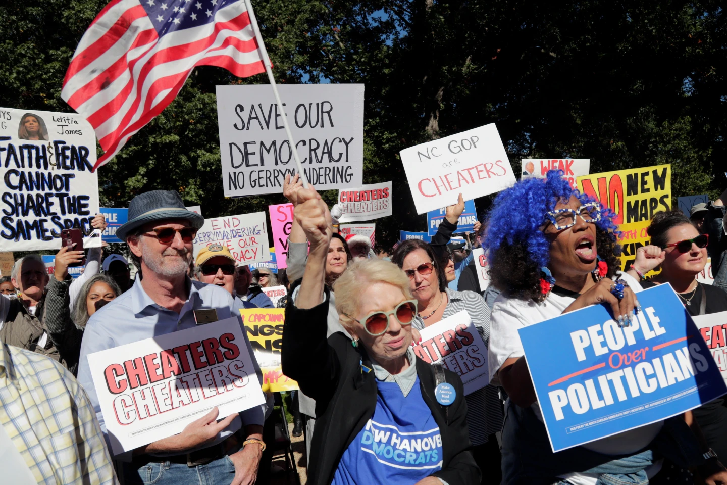 North Carolina Republicans Push Controversial Redistricting Amid Protests