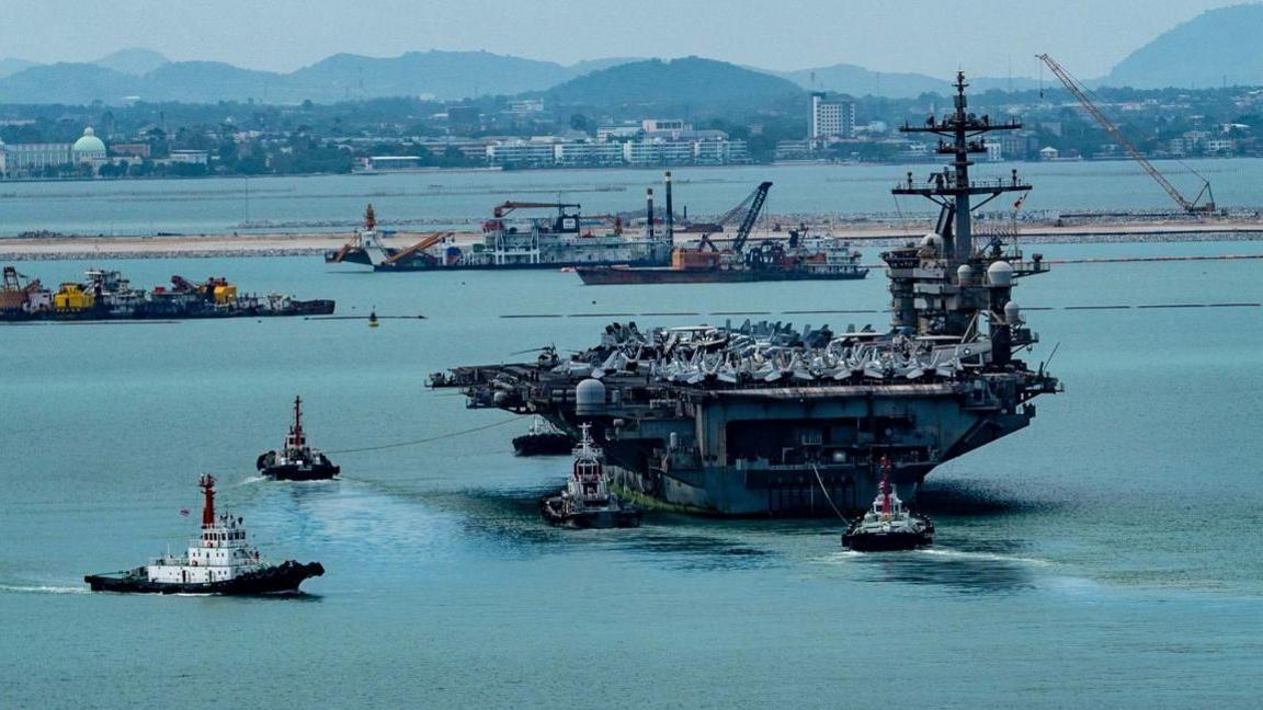 USS Abraham Lincoln docks in Pattaya after historic 250‑day sea‑venture