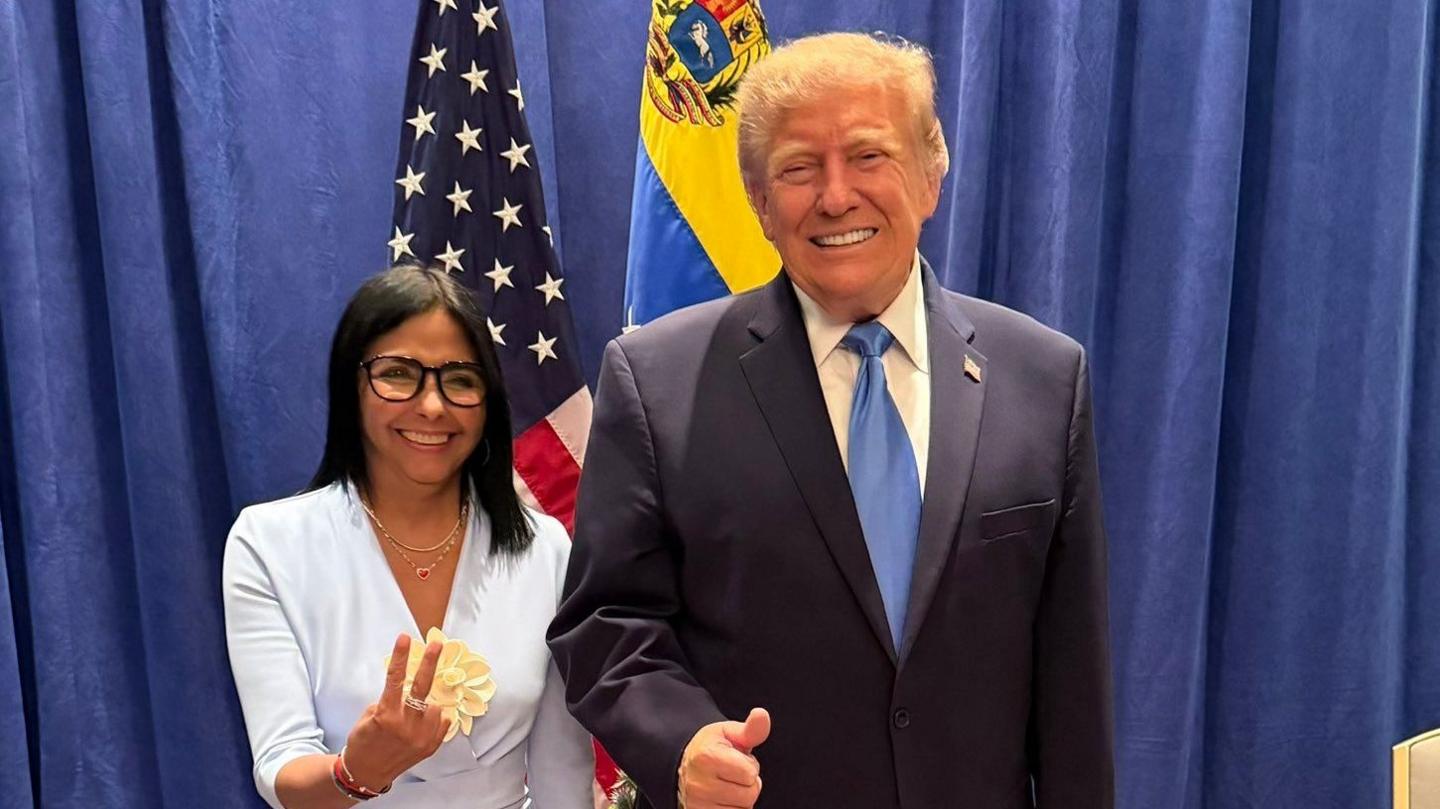 Trump Meets US‑Backed Venezuelan President for First Time Since Maduro Seized Power